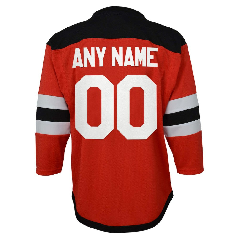 New Jersey Devils Youth Replica Custom Jersey - Red | US 202081844