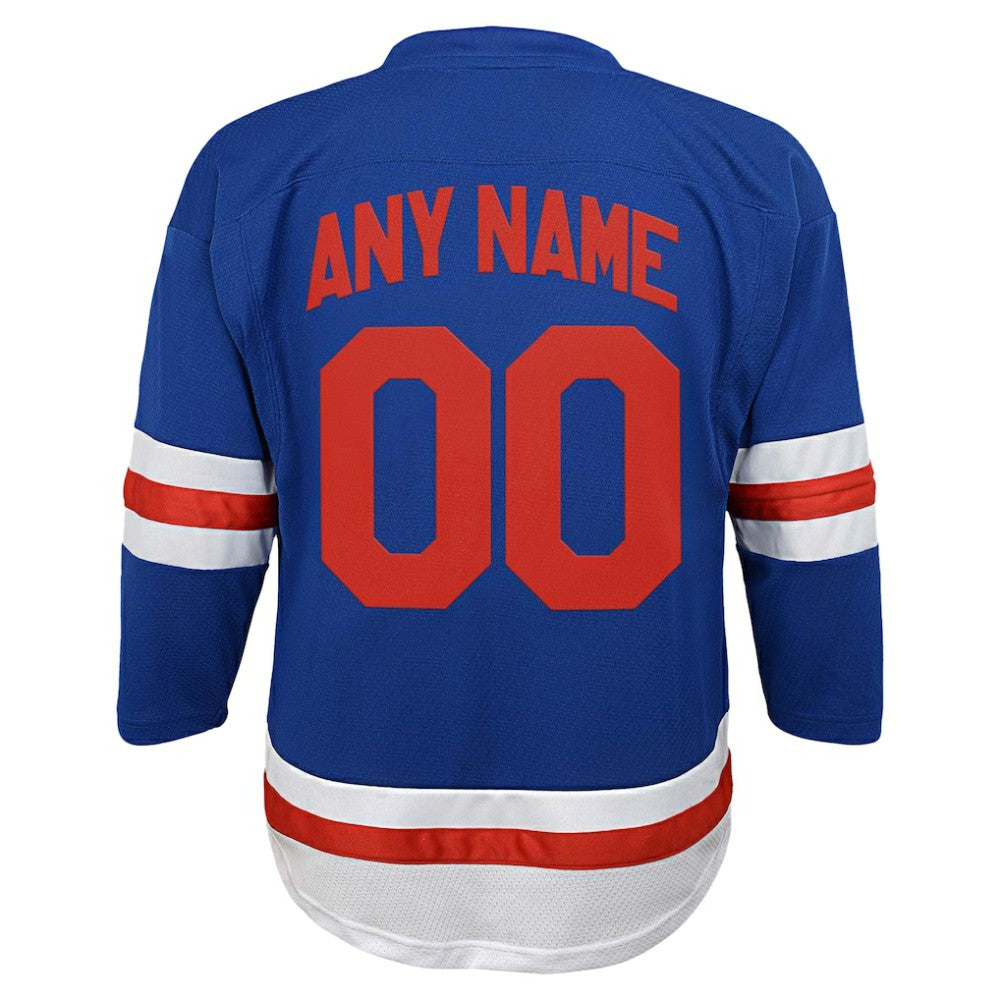 New York Rangers Youth Replica Custom Jersey - Blue | US 202081845
