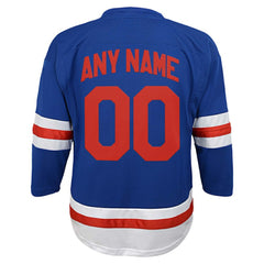 New York Rangers Youth Replica Custom Jersey - Blue | US 202081845