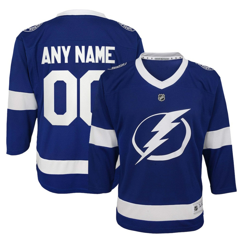 Tampa Bay Lightning Youth Replica Custom Jersey - Blue | US 202081846