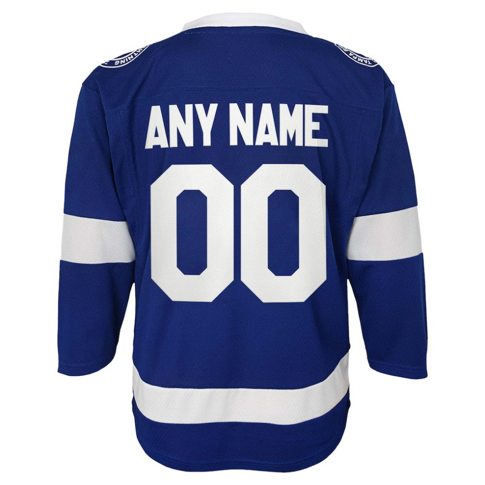 Tampa Bay Lightning Youth Replica Custom Jersey - Blue | US 202081846