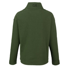 Baltimore Ravens Cutter & Buck Women's Hunts Point Eco Half-Snap Sweatshirt - Green Sweatshirts