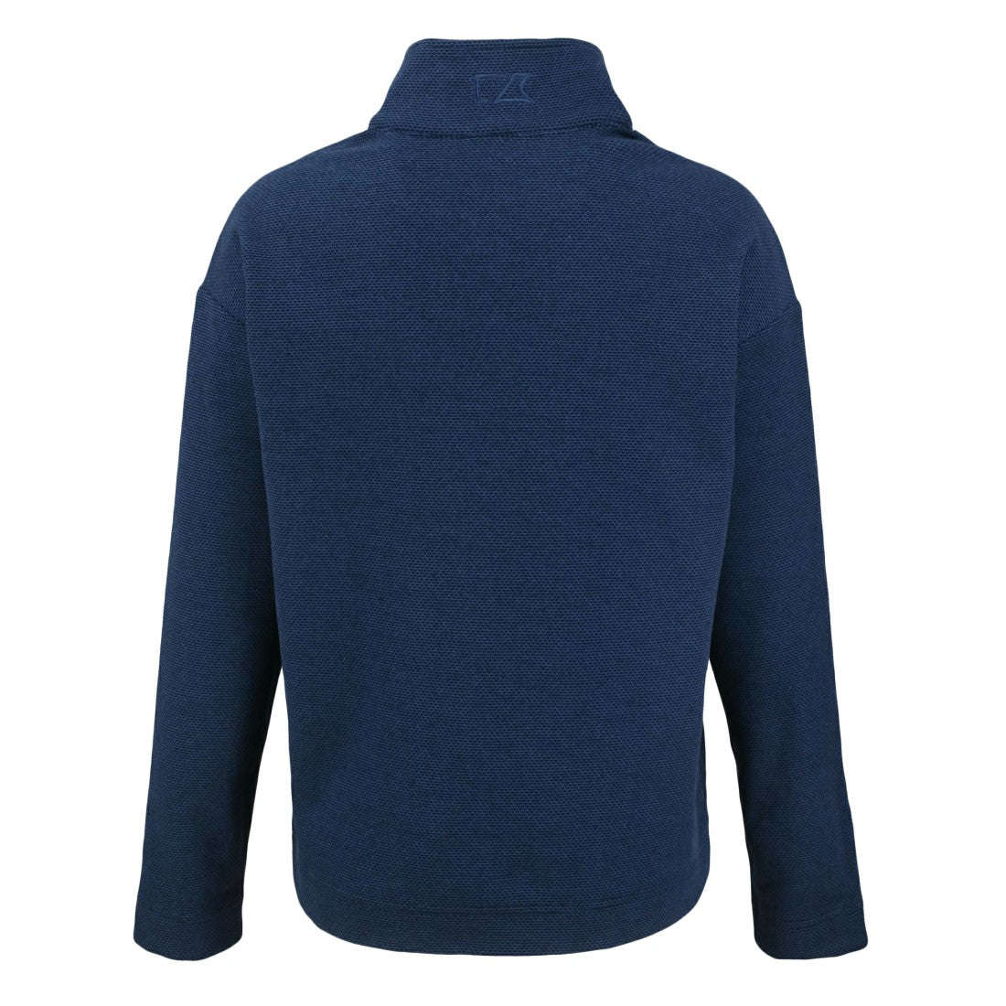 Green Bay Packers Cutter & Buck Women's Hunts Point Eco Half-Snap Sweatshirt - Navy Sweatshirts