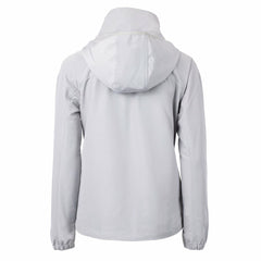 Pittsburgh Steelers Cutter & Buck Women's Charter Eco Recycled Half-Zip Hooded Anorak Jacket - Gray Jackets