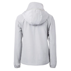 Denver Broncos Cutter & Buck Women's Charter Eco Recycled Half-Zip Hooded Anorak Jacket - Gray Jackets