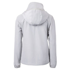 San Francisco 49ers Cutter & Buck Women's Charter Eco Recycled Half-Zip Hooded Anorak Jacket - Gray Jackets