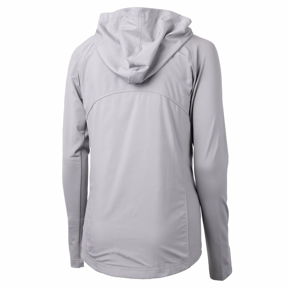 Washington Commanders Cutter & Buck Women's Primary Adapt Eco Knit Hybrid Recycled Full-Zip Jacket - Gray Jackets