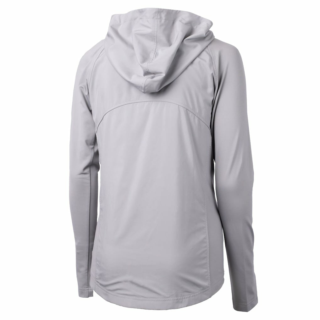 Chicago Bears Cutter & Buck Women's Adapt Eco Knit Hybrid Recycled Full-Zip Jacket - Gray Jackets