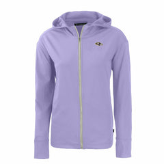 Baltimore Ravens Cutter & Buck Women's Daybreak Eco Recycled Full-Zip Hoodie Jacket - Purple Hoodies