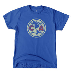 Club America 1863FC Youth Color Badge T-Shirt Blue