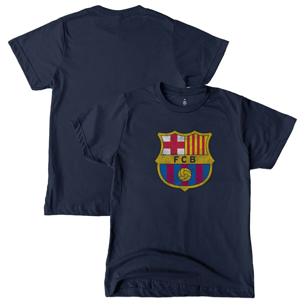 Barcelona 1863FC Youth Color Badge T-Shirt Navy