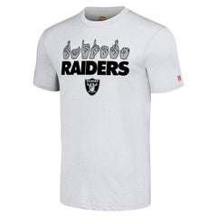 Las Vegas Raiders Homage Unisex The NFL ASL Collection by Love Sign American Sign Language T-Shirt - Ash T-shirts