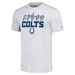 Indianapolis Colts Homage Unisex The NFL ASL Collection by Love Sign American Sign Language T-Shirt - Ash T-shirts