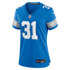 Kerby Joseph Detroit Lions Women's Team Game Jersey - Blue Jerseys