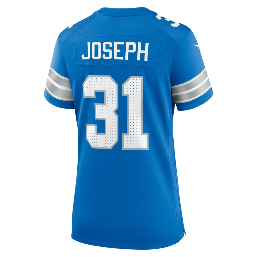 Kerby Joseph Detroit Lions Women's Team Game Jersey - Blue Jerseys