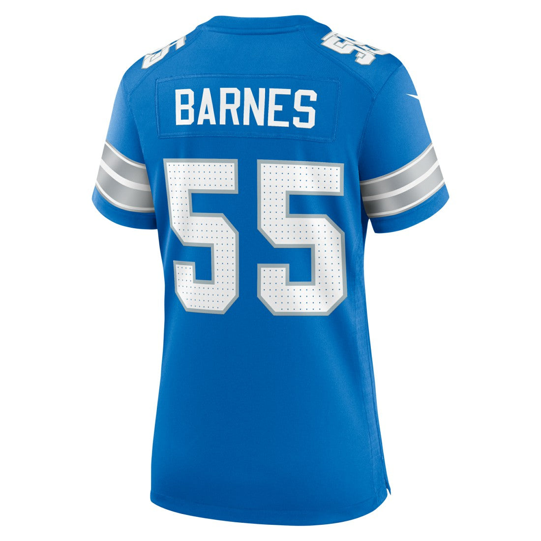 Derrick Barnes Detroit Lions Women's Team Game Jersey - Blue Jerseys