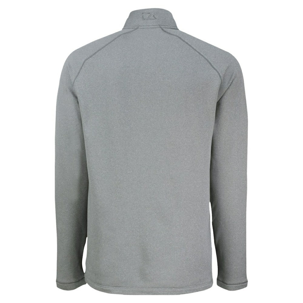 Baltimore Orioles Cutter & Buck Peshastin Eco Fleece Recycled Raglan Quarter-Zip Top - Heather Gray Tops