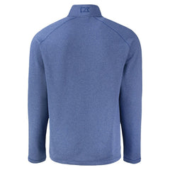 Philadelphia Phillies Cutter & Buck Peshastin Eco Fleece Recycled Raglan Quarter-Zip Top - Heather Royal Tops