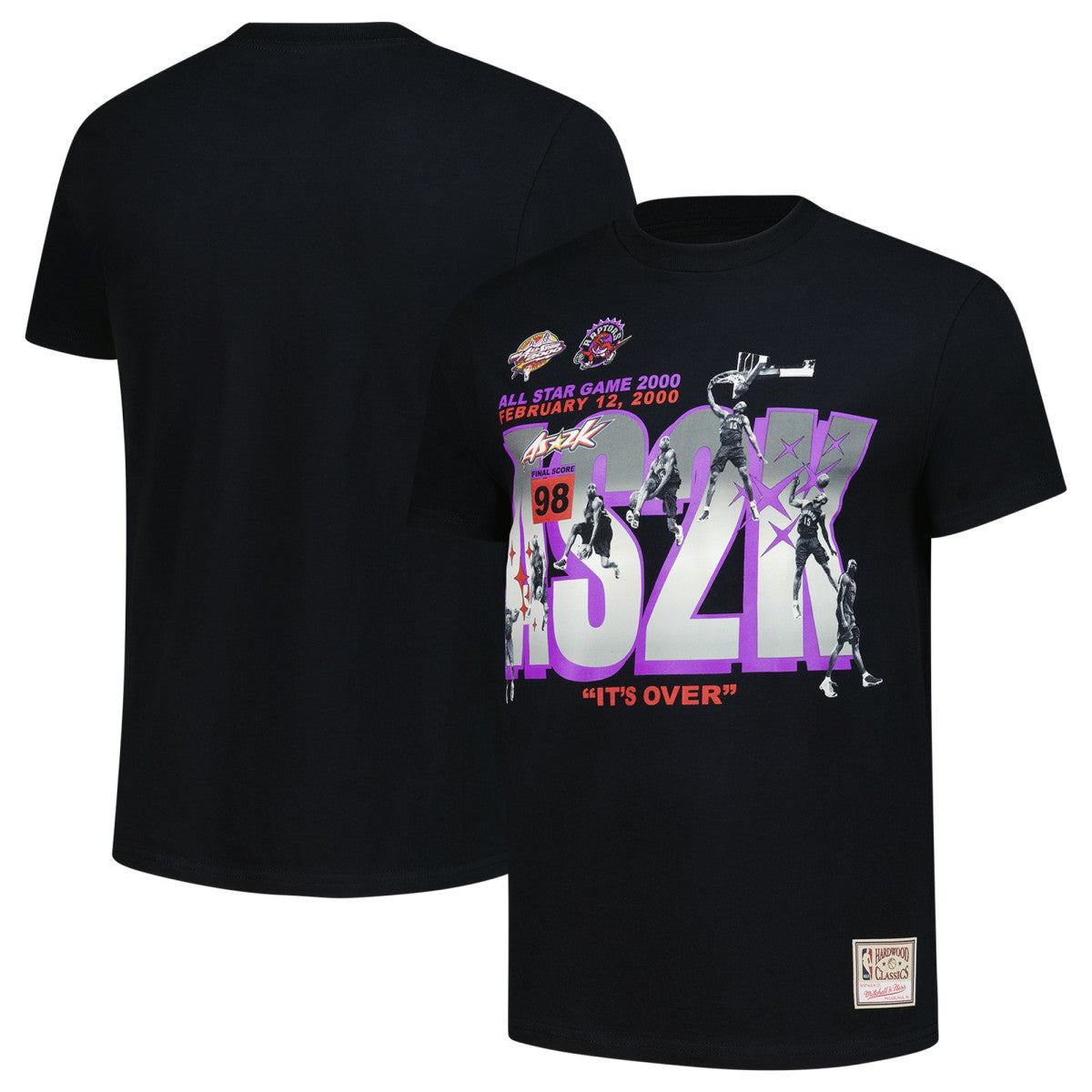 Vince Carter Toronto Raptors 2000 All-Star Game It's Over T-Shirt Black - Mitchell & Ness outlet