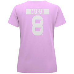 Cale Makar Colorado Avalanche Levelwear Women's Hockey Fights Cancer Anthem Name & Number T-Shirt - Lavender | US 202088230