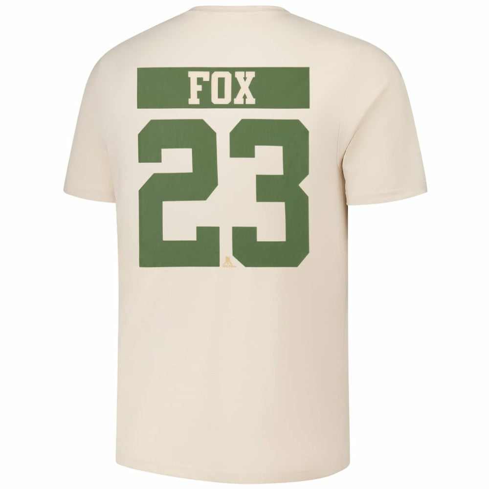 Adam Fox New York Rangers Levelwear 2024 NHL Military Appreciation Richmond Delta Player Name & Number T-Shirt - Khaki | US 202088258