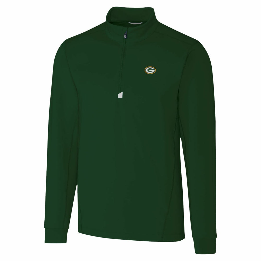 Green Bay Packers Cutter & Buck Traverse Stretch Quarter-Zip Top - Hunter Green Tops