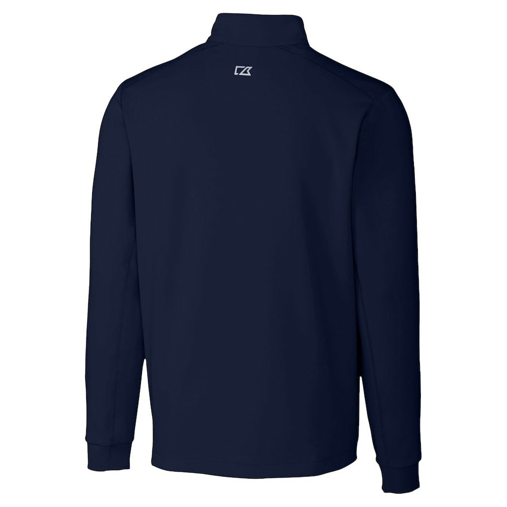 Chicago Bears Cutter & Buck Traverse Stretch Quarter-Zip Top - Navy Tops