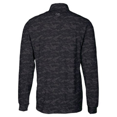 Baltimore Ravens Cutter & Buck Traverse Camo Print Stretch Quarter-Zip Top - Black Tops