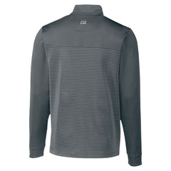 Minnesota Vikings Cutter & Buck Traverse Stripe Stretch DryTec Quarter-Zip Top - Gray Tops