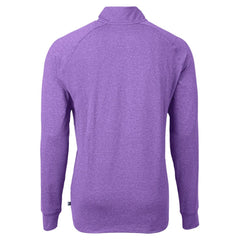 Baltimore Ravens Cutter & Buck Adapt Eco Raglan Quarter-Zip Jacket - Heather Purple Jackets