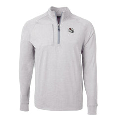 Arizona Cardinals Cutter & Buck Big & Tall Adapt Eco Raglan Quarter-Zip Jacket - Heather Gray Jackets