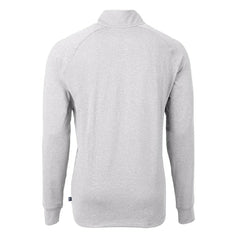 Baltimore Ravens Cutter & Buck Big & Tall Adapt Eco Raglan Quarter-Zip Jacket - Heather Gray Jackets