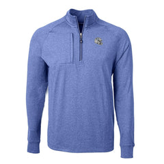 Indianapolis Colts Cutter & Buck Big & Tall Adapt Eco Raglan Quarter-Zip Jacket - Heather Royal Jackets