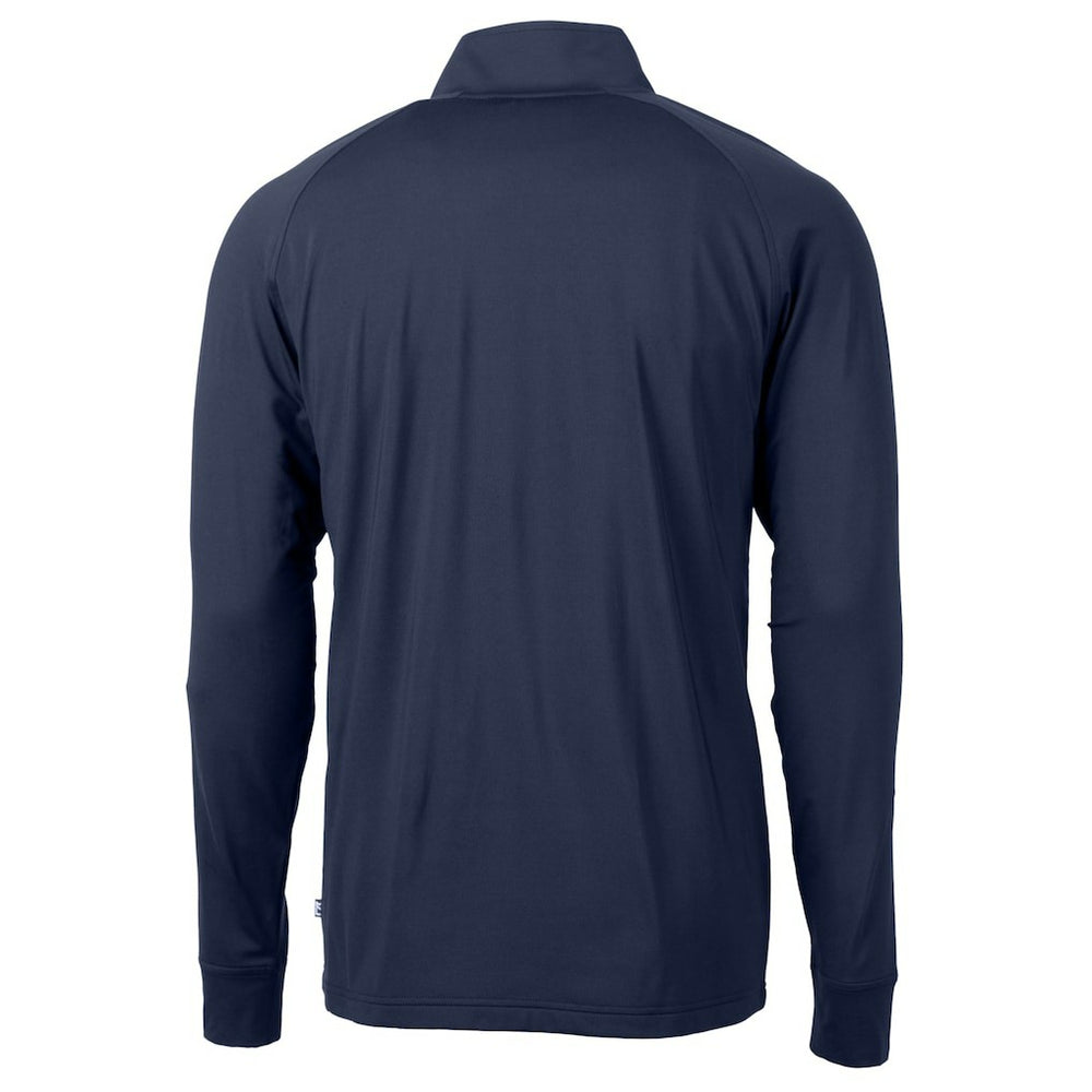 Washington Commanders Cutter & Buck Big & Tall Americana Adapt Eco DryTec Raglan Quarter-Zip Jacket - Navy Jackets