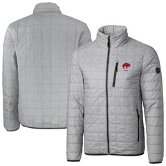 Buffalo Bills Cutter & Buck Big & Tall Rainier PrimaLoft Eco Insulated Full-Zip Puffer Jacket - Gray Jackets