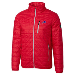 Buffalo Bills Cutter & Buck Big & Tall Rainier PrimaLoft Eco Insulated Full-Zip Hoodie Puffer Jacket - Red Hoodies