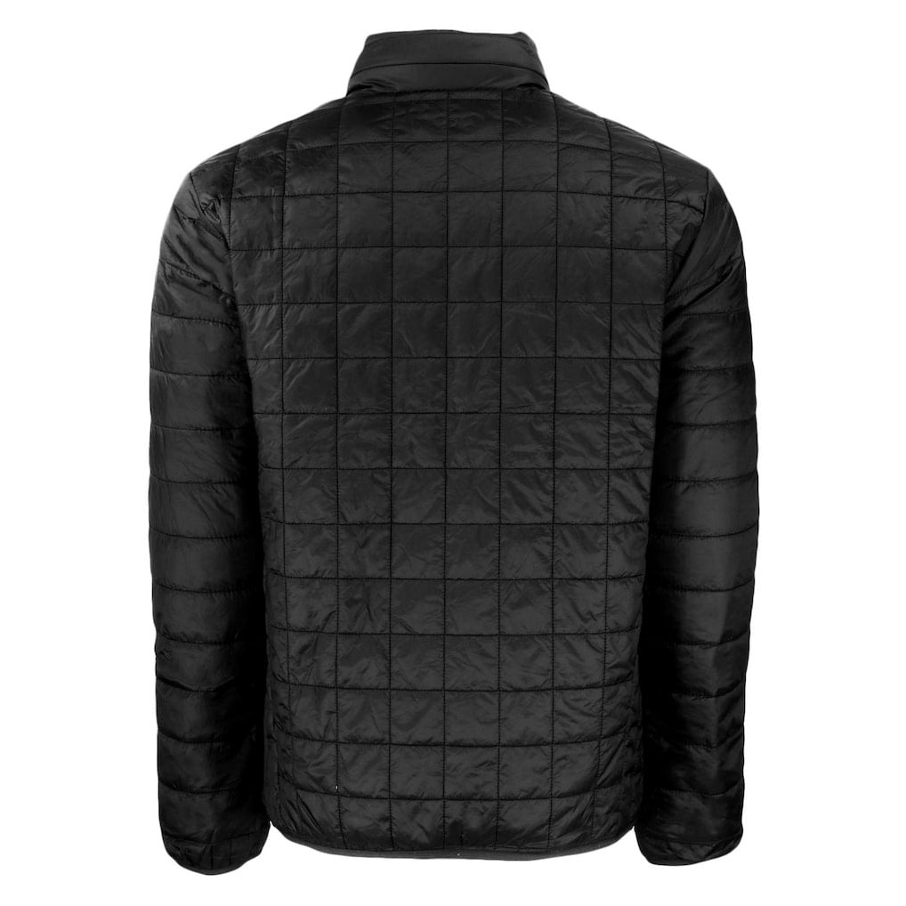 Buffalo Bills Cutter & Buck Big & Tall Rainier PrimaLoft Eco Insulated Full-Zip Hoodie Puffer Jacket - Black Hoodies