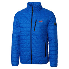 Buffalo Bills Cutter & Buck Big & Tall Rainier PrimaLoft Eco Insulated Full-Zip Hoodie Puffer Jacket - Royal Hoodies