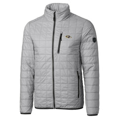 Baltimore Ravens Cutter & Buck Big & Tall Rainier PrimaLoft Eco Insulated Full-Zip Hoodie Puffer Jacket - Gray Hoodies