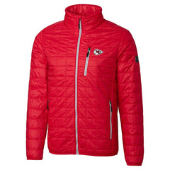 Kansas City Chiefs Cutter & Buck Big & Tall Rainier PrimaLoft Eco Insulated Full-Zip Hoodie Puffer Jacket - Red Hoodies