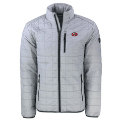 San Francisco 49ers Cutter & Buck Big & Tall Rainier PrimaLoft Eco Insulated Full-Zip Puffer Jacket - Gray Jackets