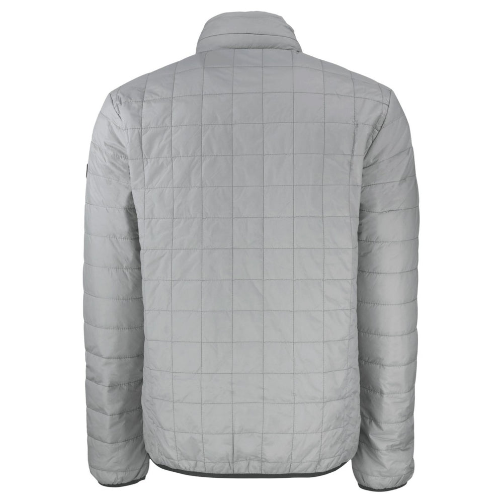 Green Bay Packers Cutter & Buck Big & Tall Rainier PrimaLoft Eco Insulated Full-Zip Puffer Jacket - Gray Jackets