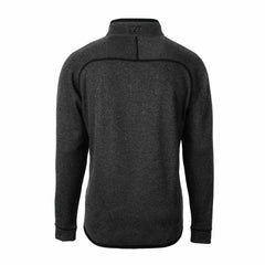 Green Bay Packers Cutter & Buck Big & Tall Mainsail Sweater-Knit Half-Zip Jacket - Heather Charcoal Jackets