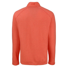 Denver Broncos Cutter & Buck Peshastin Eco Fleece Tri-Blend Raglan Recycled Quarter-Zip Jacket - Heather Orange Jackets