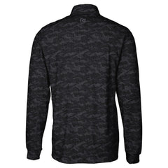 Washington Commanders Cutter & Buck Big & Tall Traverse Eco Camo Tri-Blend DryTec Quarter-Zip Jacket - Black Jackets