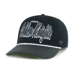 Vegas Golden Knights '47 Dropshadow Rope Hitch Adjustable Hat - Black/Charcoal | US 202096300