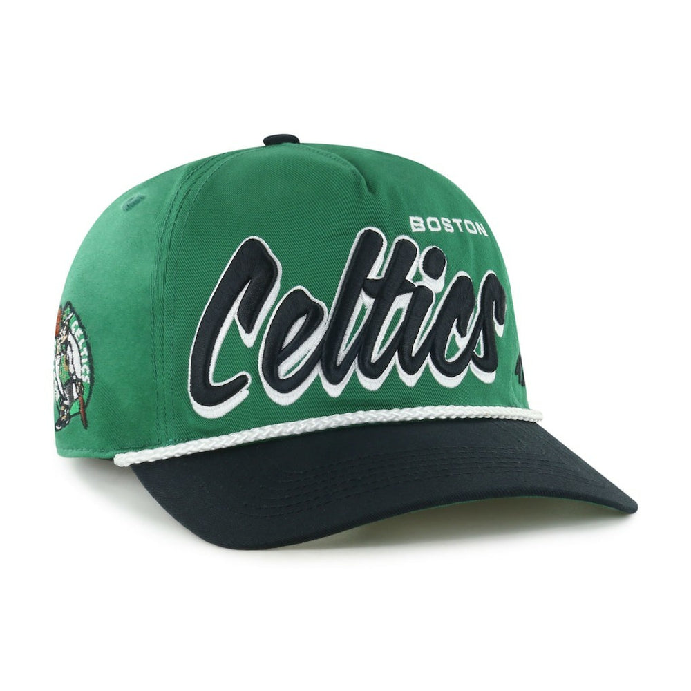 Boston Celtics '47 Dropshadow Rope Hitch Adjustable Hat Kelly Green/Black - 47 brand