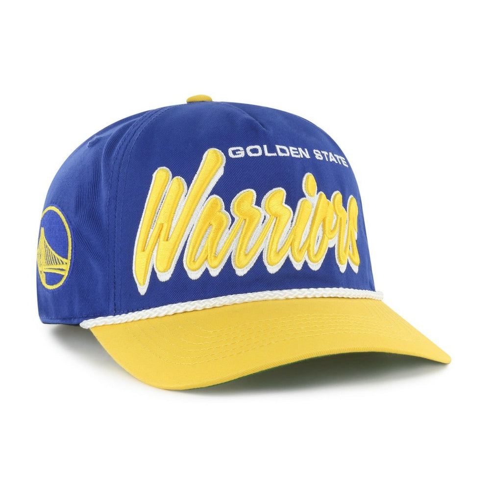 Golden State Warriors '47 Dropshadow Rope Hitch Adjustable Hat Royal/Gold - 47 brand