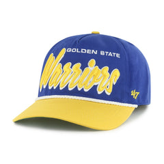 Golden State Warriors '47 Dropshadow Rope Hitch Adjustable Hat Royal/Gold - 47 brand