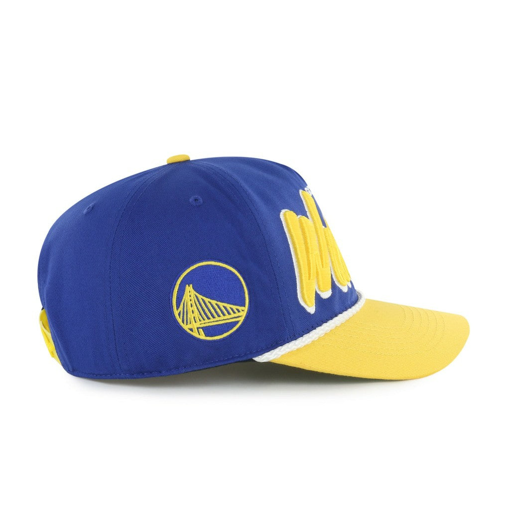 Golden State Warriors '47 Dropshadow Rope Hitch Adjustable Hat Royal/Gold - 47 brand